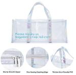 PVC Travel Makeup Toiletry Storage Bag, Large Capacity Tote Bag, Cosmetic
