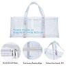 Buy cheap PVC Travel Makeup Toiletry Storage Bag, Large Capacity Tote Bag, Cosmetic Clothes Organizer Bag from wholesalers