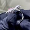 Buy cheap 18k Marquise Shape Lab Grown Pink Diamond Ring Sakura Pink Luxury Design For Party from wholesalers