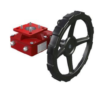 Buy cheap Clutch Handwheel Gear Operator Worm Gear Reducer Cooperate With Pneumatic Actuator from wholesalers