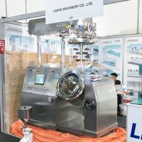 Buy cheap 100L Vacuum High Shear Emulsifier Mixer Hydraulic Lifting Type Rustproof product