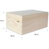 Buy cheap White Decoration Large Wooden Box 20cm X 30cm Storage Keepsake Wood Box Plain from wholesalers