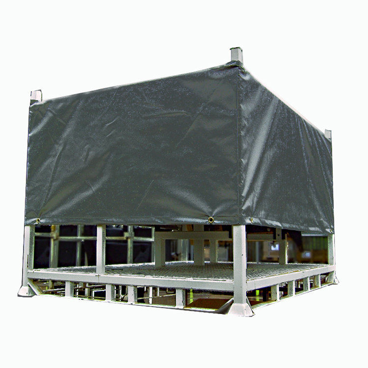 water & weather resistant, dust proofed PVC weatherproof fabrics Pallet Box Rack Stillage Cover Protective Shielding