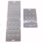 12 packs golf ball blister packaging tray clear transparent folded packaging