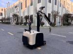Non Standard Electric Mini Crane Arm Truck Rated Lifting Capacity 300 KG