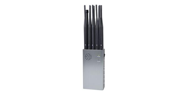 Buy cheap 10 Antennas Handheld Signal Inhibitor Nylon Cover 4G 5G WIFI GPS AC110V from wholesalers