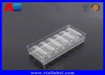 PET Plastic Blister Packaging Tray For Vaccines Vials 10 2ML And One 10mL Water