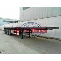 Buy cheap 45 Tons Container Semi Trailer BPW Four Axle 40 Feet Flatbed Trailer product