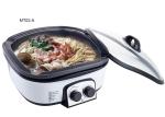 Time Efficient Non Stick Multi Cooker Enhance Natural Food Flavors Round Shape