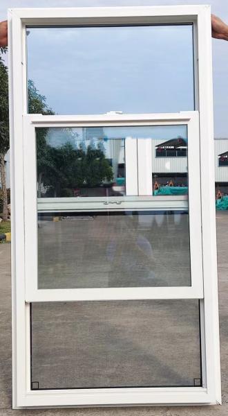 Buy cheap Anti corrosion Sliding Single Hung Vinyl Windows Without Tilt Sound insulation from wholesalers
