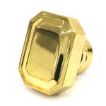 Classic Zinc Alloy Gold Plating Rectangle shape Metal Zamak Perfume Bottle Cap