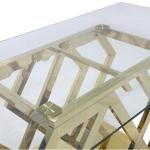 6 Seater Tempered Glass Dining Table