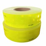 Fluorescent Yellow Reflective Sticker Strong Adhesive Conspicuity Retro DOT C2