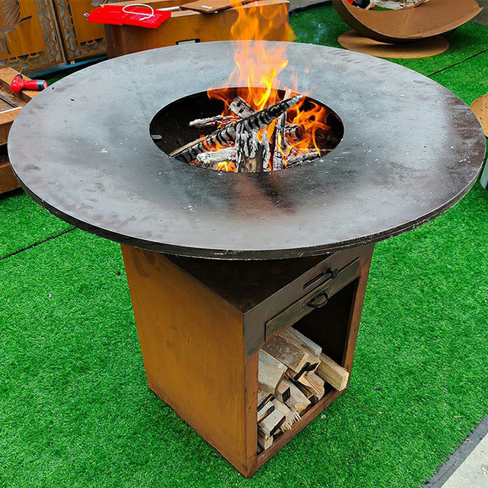 steel bbq grill