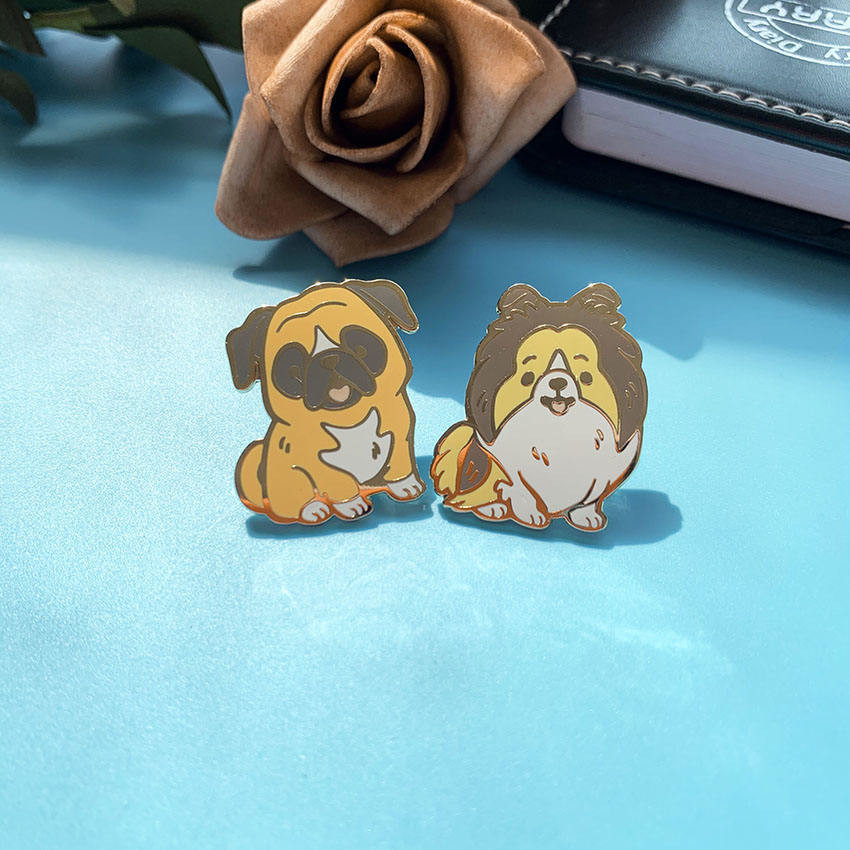 High Quality Custom Metal Logo Plated Metal Pin Badge Custom Cartoon Soft Hard Enamel Pin Lapel Pins