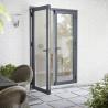 Buy cheap Tempered Glazed Aluminum Hinged Screen Doors Powder Coating from wholesalers
