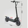Buy cheap 1600w*2 26ah 60v Lightweight Foldable Electric Scooter from wholesalers