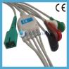 Buy cheap Mek 5 lead ecg cable,grabber/snap from wholesalers