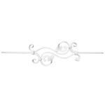Solid Wrought Iron Gate Parts Balusters For Pedestrian Guardrail Construction