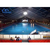 Buy cheap OEM Outdoor Curve Tents Large Event Tents For Swimming Pool Coastal Marquees product