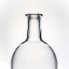 Buy cheap Customized Logo 700ml Round Liquor Glass Bottle with Cork Stopper Rum Gin Whisky from wholesalers