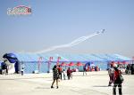 Customized Size Outdoor Event Tents Blue Camouflage Sidewall Airshow Event
