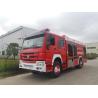 Buy cheap HOWO 276kw Fire Trucks Rescue 10 Wheeled 10t With Foam Powder Combination from wholesalers