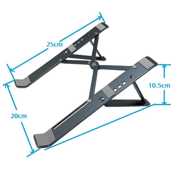Buy cheap Fashion 220g 3.0mm Metal Laptop Stand / Anodizing Cooling Computer Stand from wholesalers