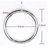 Buy cheap Silver 45mm Diameter 5mm Thickness Curtain Rod Rings With Gasket from wholesalers