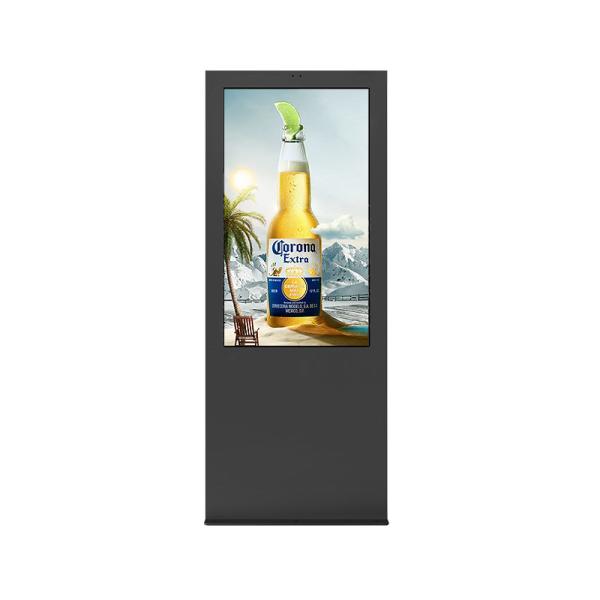 65 Inch Sun Readable Outdoor Digital Signage Players IP65 Waterproof For