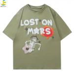 Customizable Design Cotton T Shirt Heavyweight Loose For Men