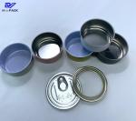 50g Weed Packaging Tin Can D65x34mm Seamless Tin Containers Inner Coating