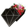 Buy cheap FSC Custom Printed Diamond Flower Box Gold Hot Stamping Diamond Rose Box from wholesalers