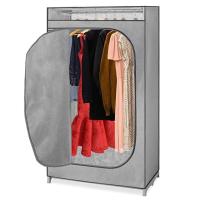 Buy cheap Home Portable Non Woven Wardrobe With Hanging Rack product