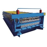 Buy cheap 7.5KW Color Steel Roll Forming Machine 1200mm Double Layers product