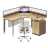 Buy cheap modern office desktop panel workstation table furniture from wholesalers