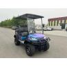 Buy cheap Max Speed 40km/H Golf Cart 4 Passenger Color Changing Paint Lithium Battery Off Road Tires from wholesalers