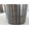 Buy cheap Curved Wedge Wire 50Um Water Screen Filter Stainless Steel 316L from wholesalers