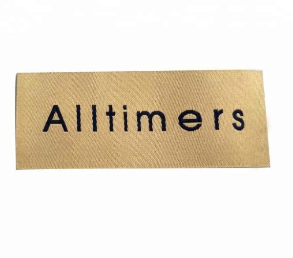 Buy cheap Fashion Woven Fabric Labels / Customized End Fold Sew On Clothing Labels from wholesalers