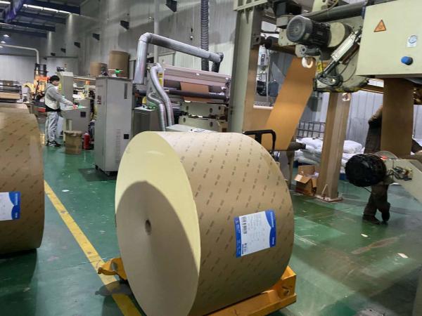 Buy cheap Eco-Friendly PE Coated OEM Kraft Paper Roll In Natural Color from wholesalers