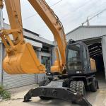 working condition used wheel excavator Hyundai 210-7 on sale