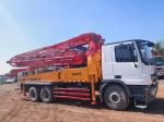 Refurbished SANY 37m Concrete Pump Installed On Mercedes-Benz Chassis Factory