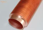 Integrated Finned Copper Tubing For Mine Coolers And Cooling Towers 55 Mm