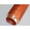 Buy cheap Integrated Finned Copper Tubing For Mine Coolers And Cooling Towers 55 Mm from wholesalers