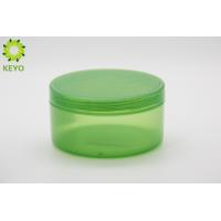 Buy cheap Green Color Round Plastic Body Butter Containers , 150g Wide Mouth Body Cream product