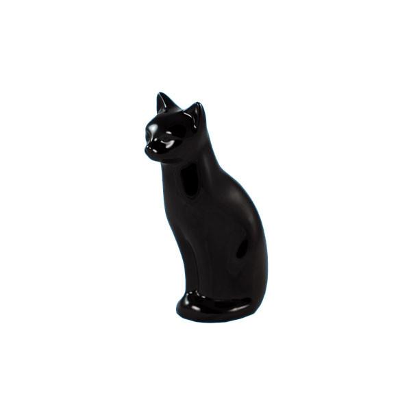 Buy cheap Black Color Cat Shaped Urn , Unique Cat Urns Metal Brass Material American Style from wholesalers