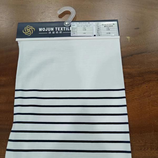 Comfortable And Good Quality And Skin-Friendly Easy To Care Striped Knit Fabric