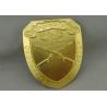Buy cheap 2.5'' Misty Gold Award Badges , Full 3D By Brass Stamped Army Badges from wholesalers