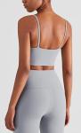 Multi colors Drop Shipping U-Neck Long Sleeveless Seamless Yoga Tank Top Vests