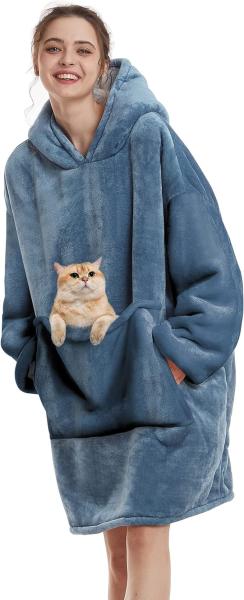 Buy cheap Various Colors Hooded Wearable Blanket As Birthday Gifts For Women from wholesalers